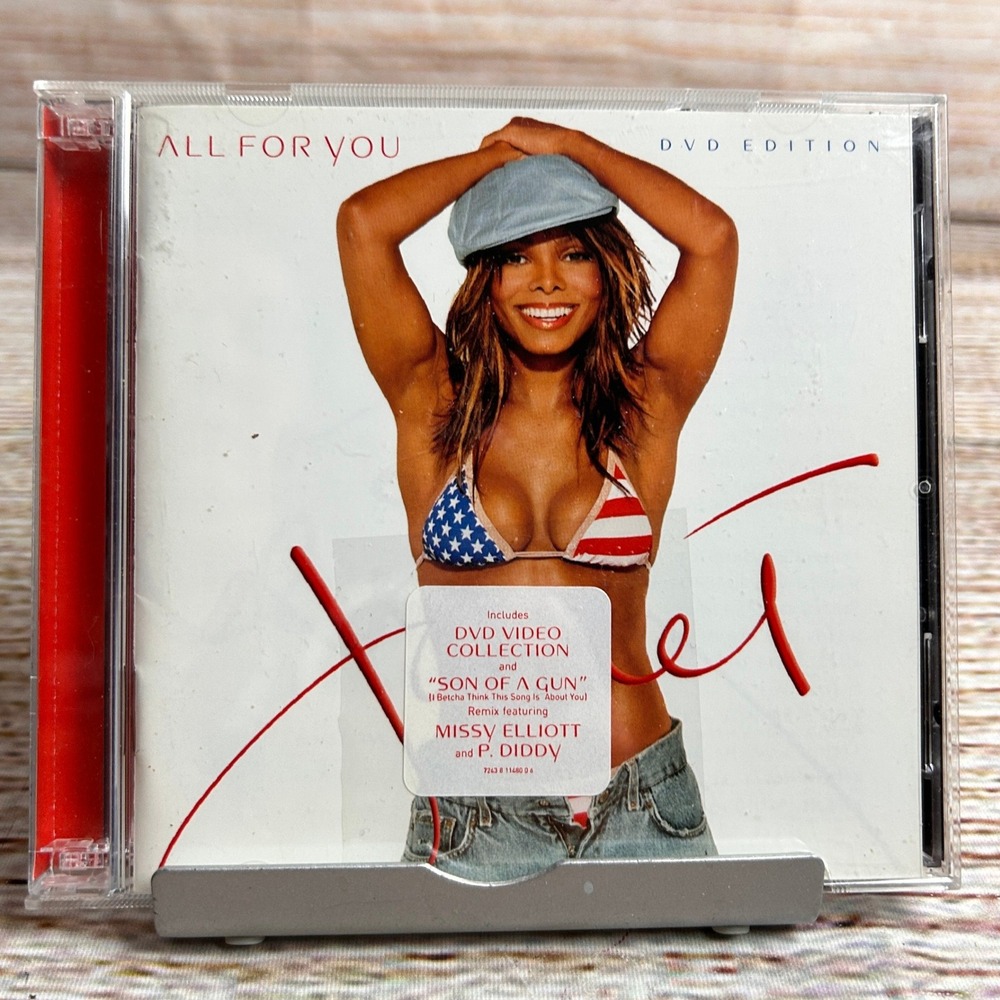 Janet Jackson All For You Special Limited Edition CD DVD‎ 2001 Virgin